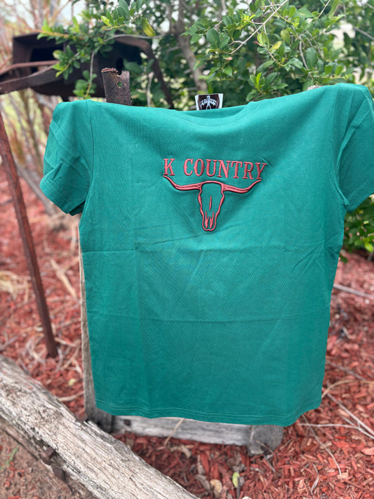 K Country Tee (Emerald)
