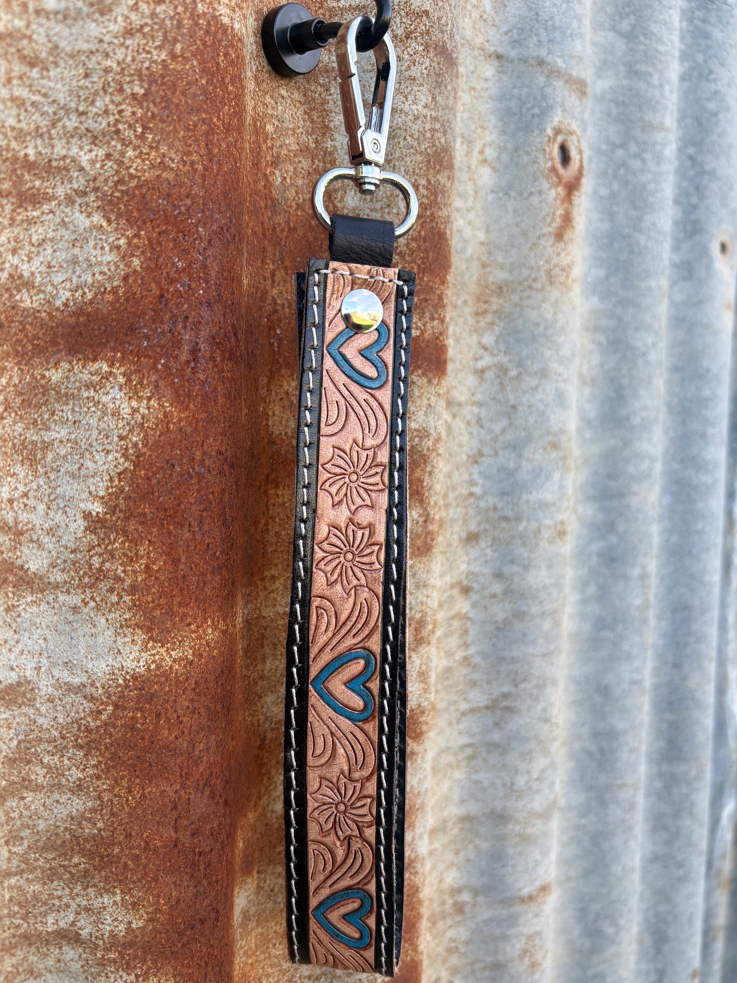 Tooled Leather Wristlets