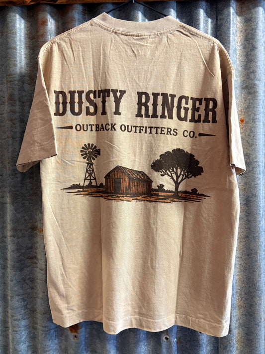 Dusty Ringer - Acid Wash Oversized Tee