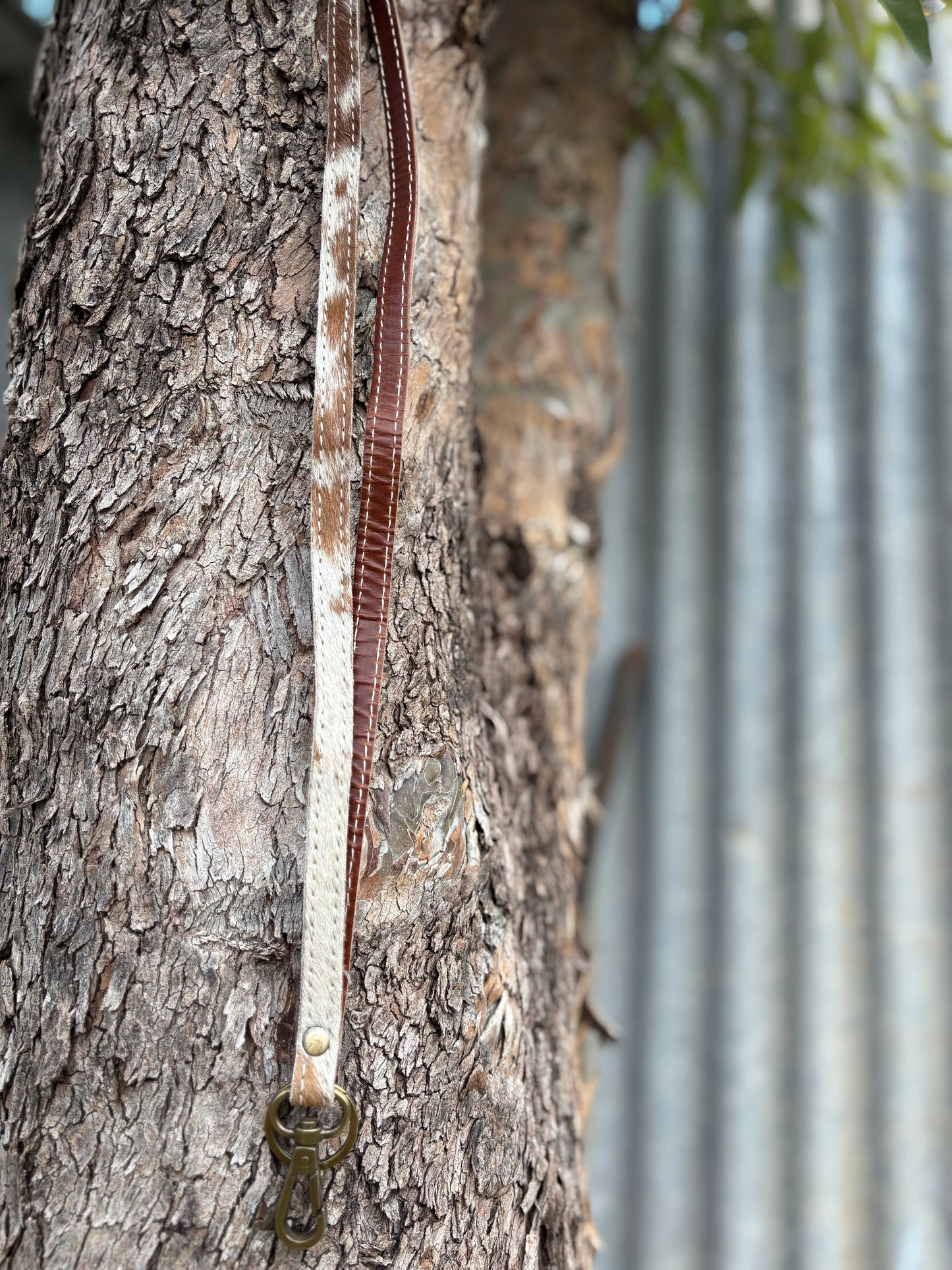 Chestnut & Hide Lanyard