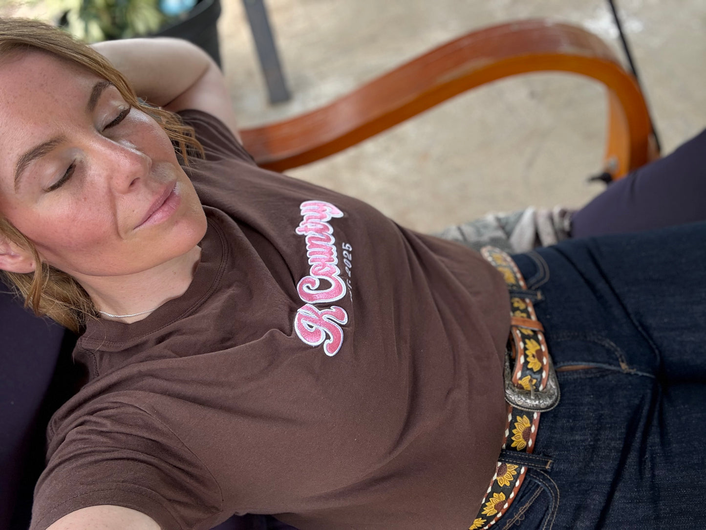 Retro Embroidered Tee