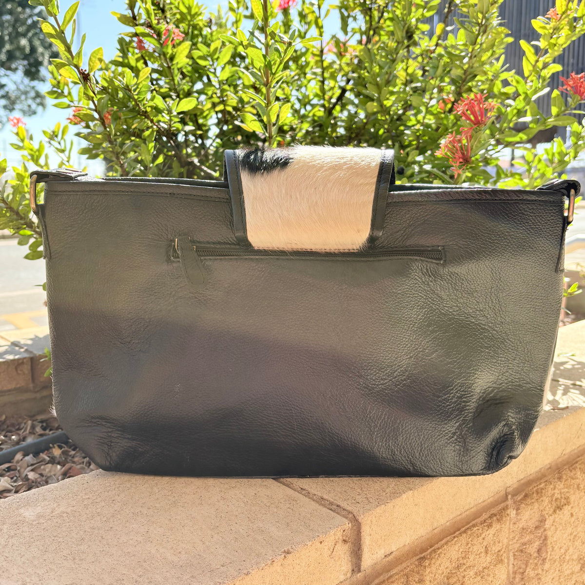 Cowhide Pram Caddy
