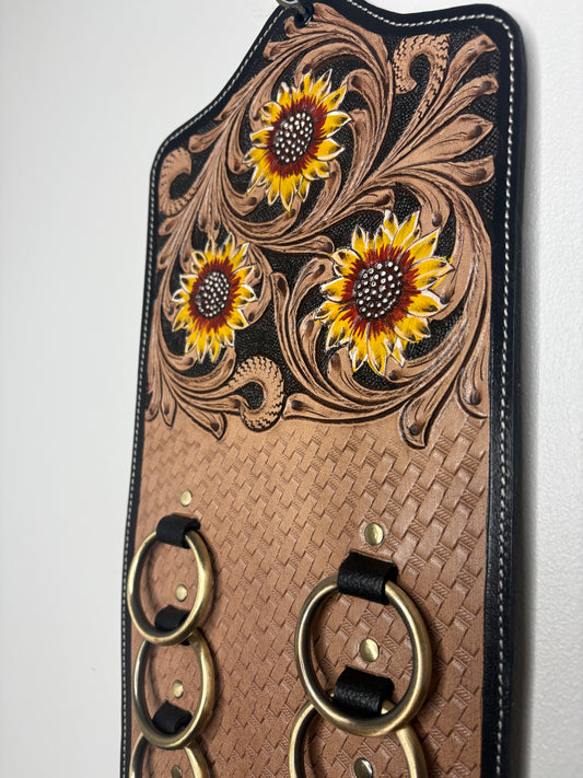 Sunflower Saddle - 10 Ring Scarf Holder