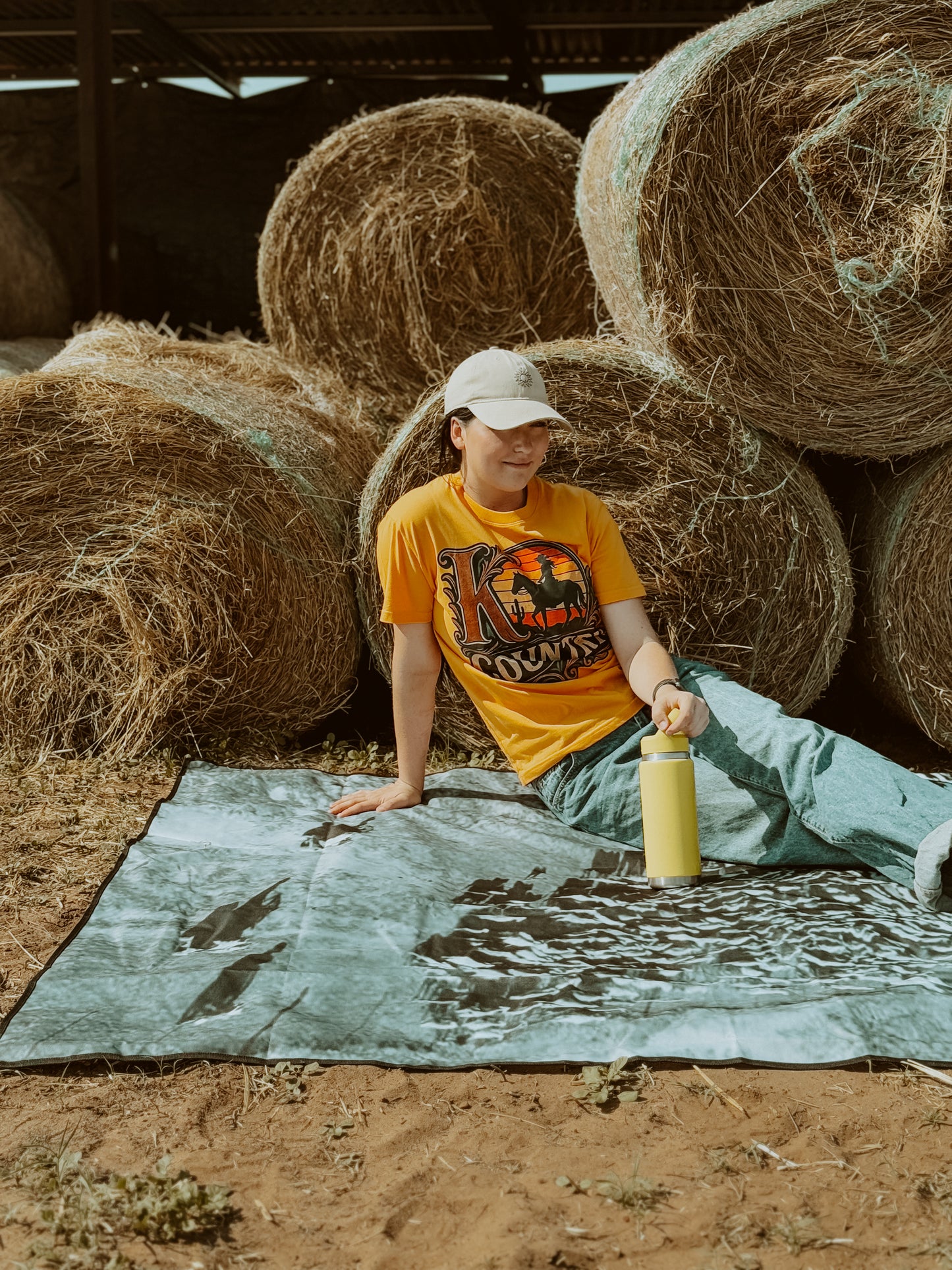 Western Sunset Cowgirl Tee