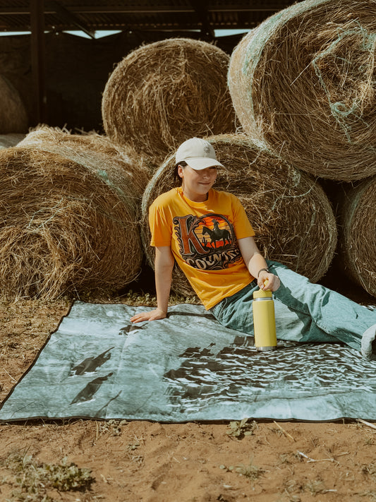 Western Sunset Cowgirl Tee
