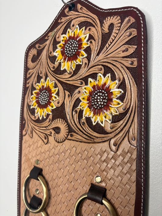 Sunflower Saddle - 10 Ring Scarf Holder