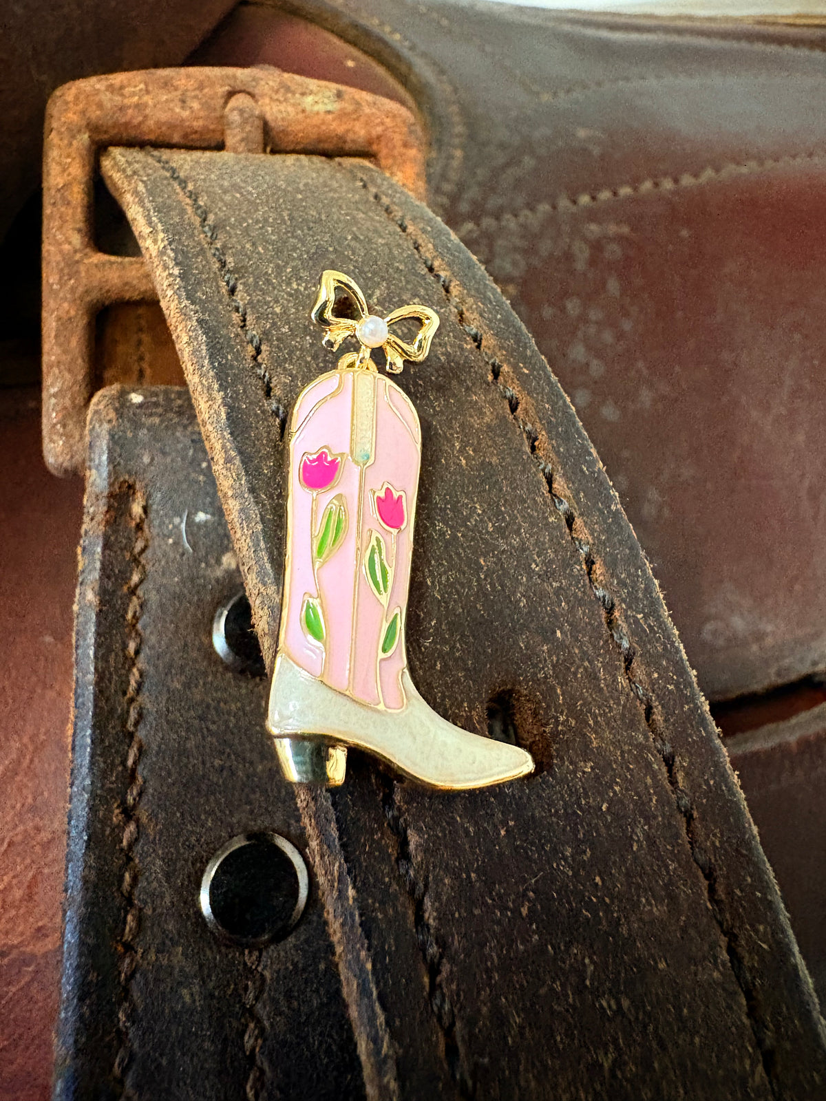 Tulips, Bows & Boots Earrings