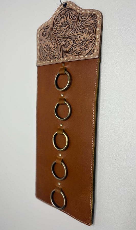 Stockman Floral 5-Ring Scarf Holder