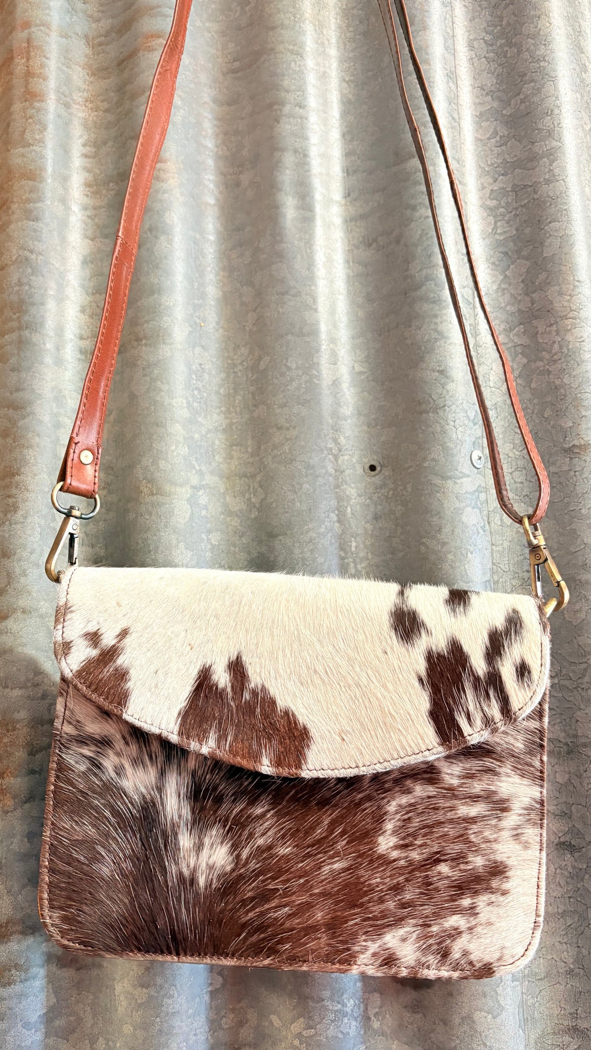 Cowhide Crossbody Bag