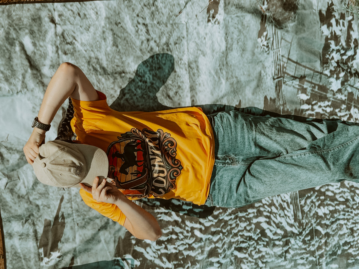 Western Sunset Cowgirl Tee