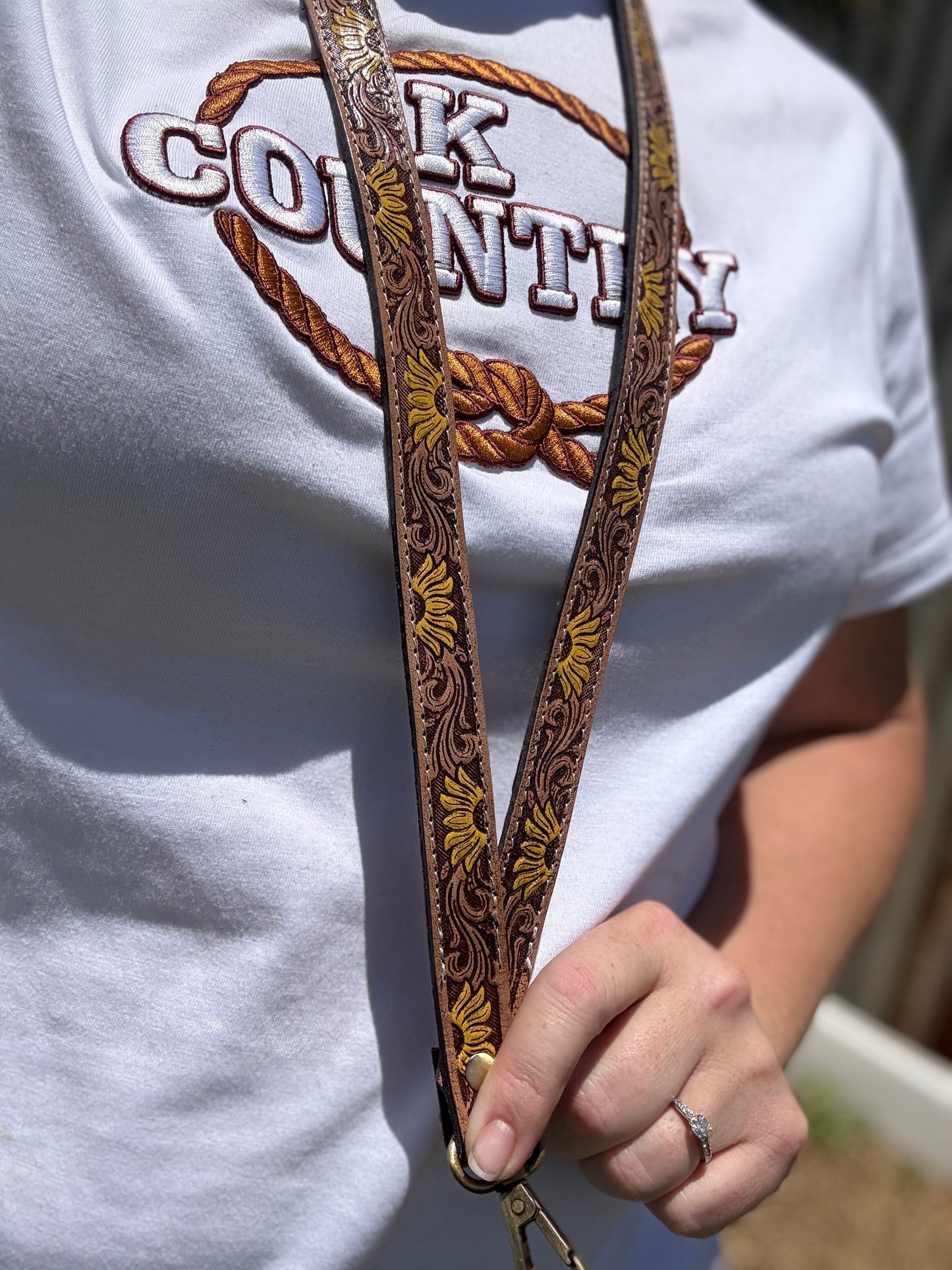 Sunflower Lanyard
