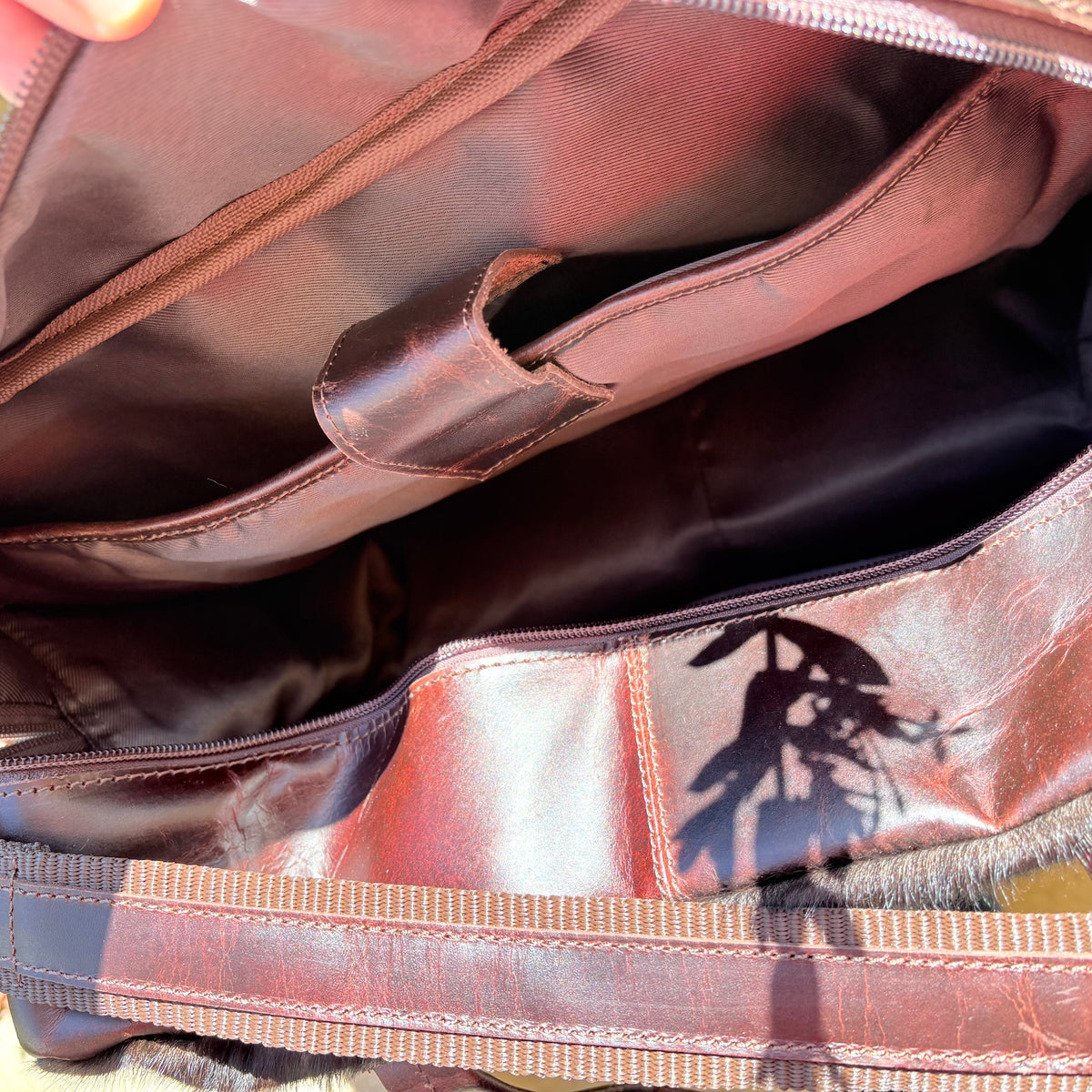 The Everyday Carryall – Leather & Cowhide