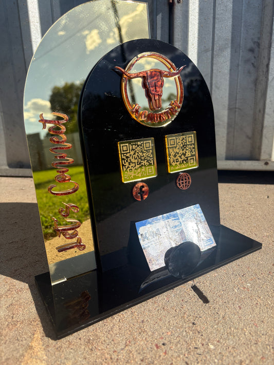 Custom QR Code Business Sign