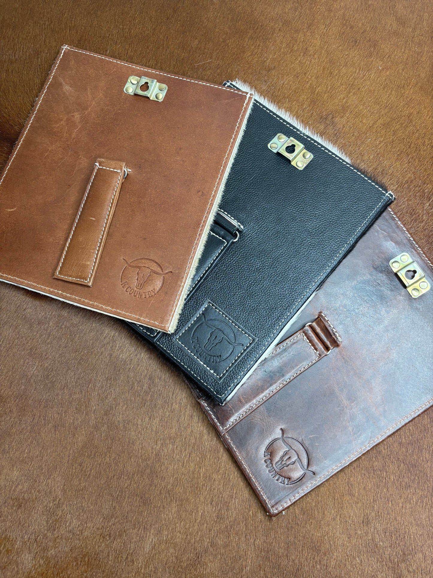 Cowhide & Leather Photo Frame