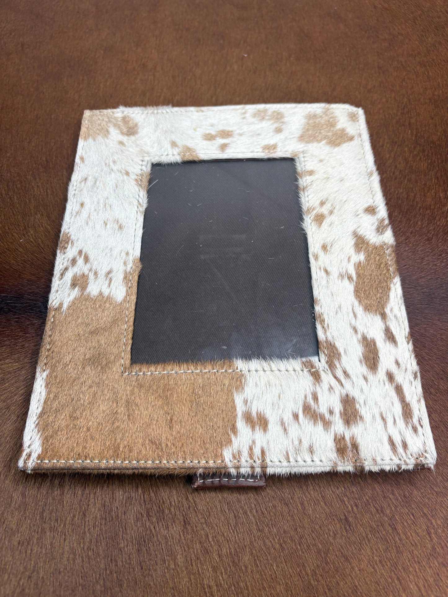 Cowhide & Leather Photo Frame
