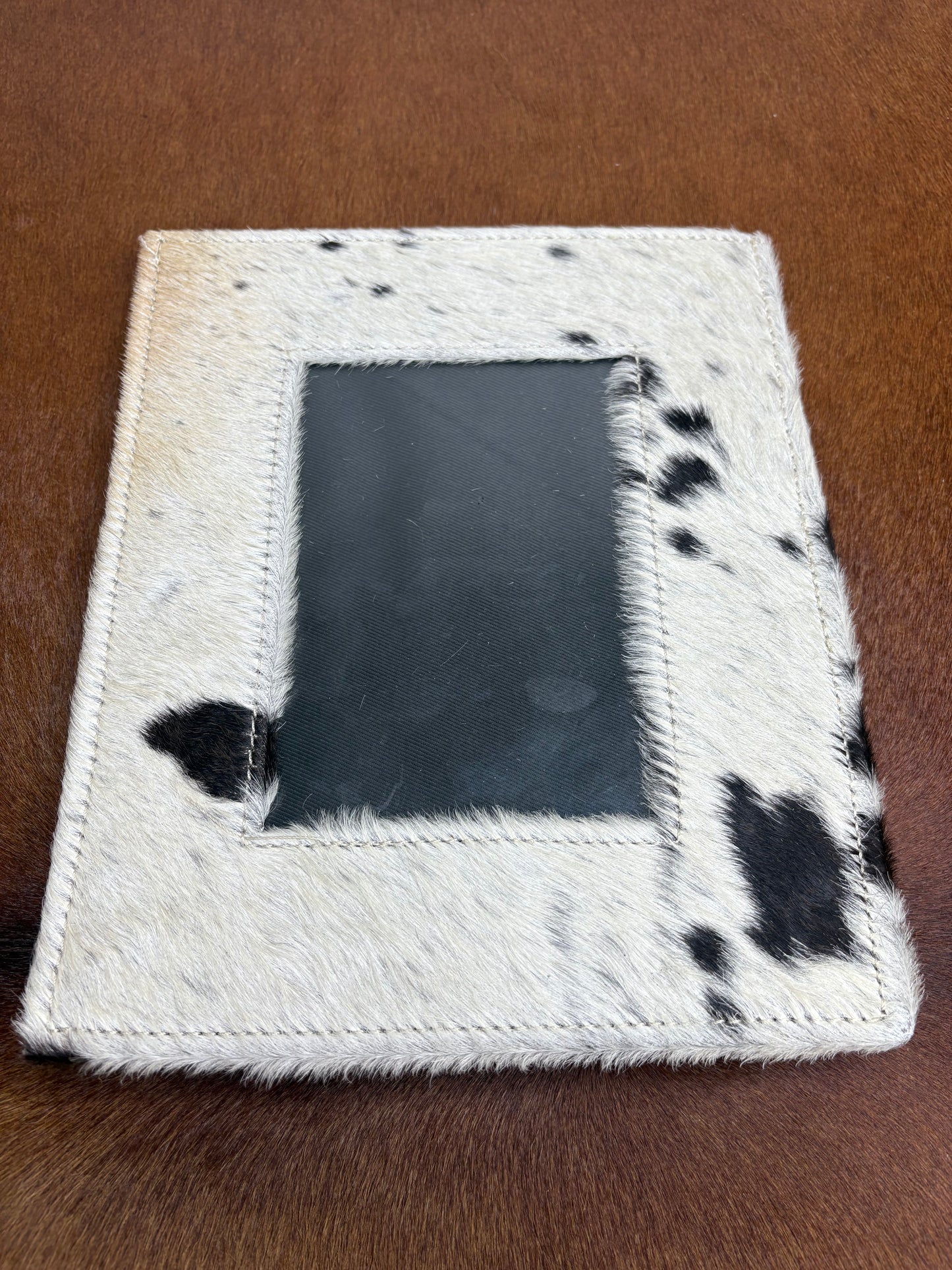 Cowhide & Leather Photo Frame
