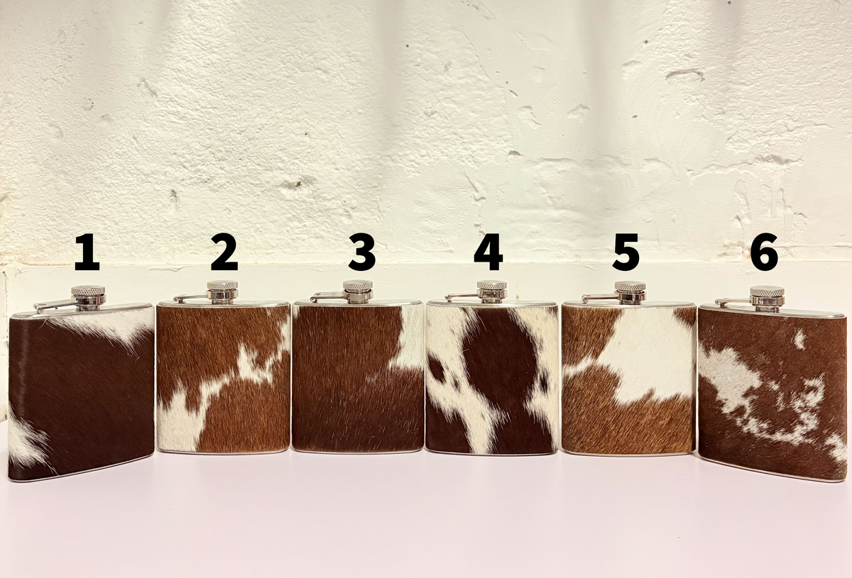 Cowhide Hip Flask