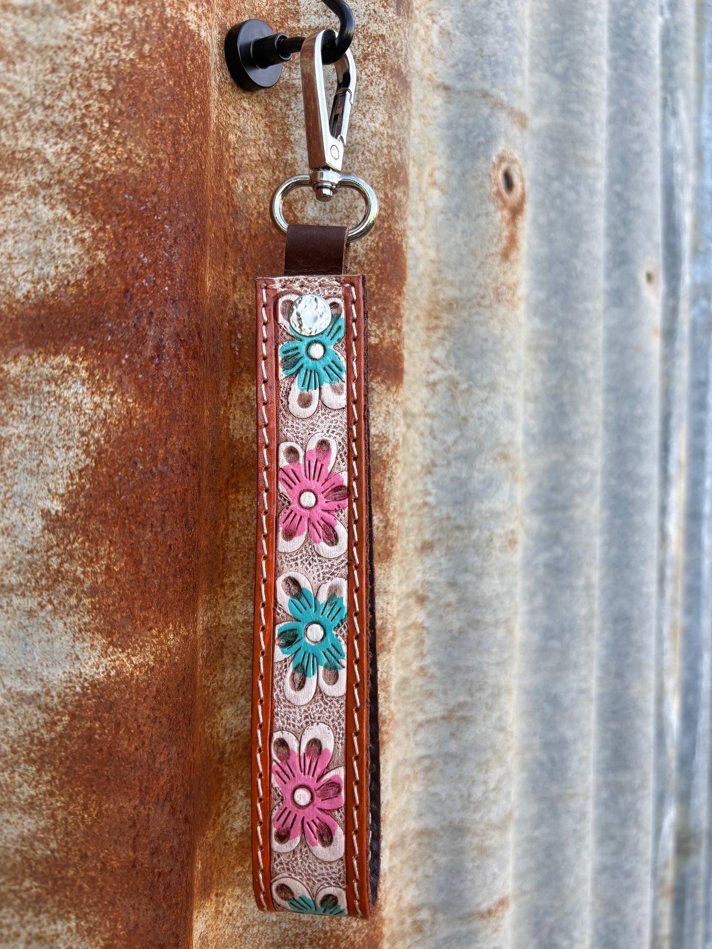 Tooled Leather Wristlets