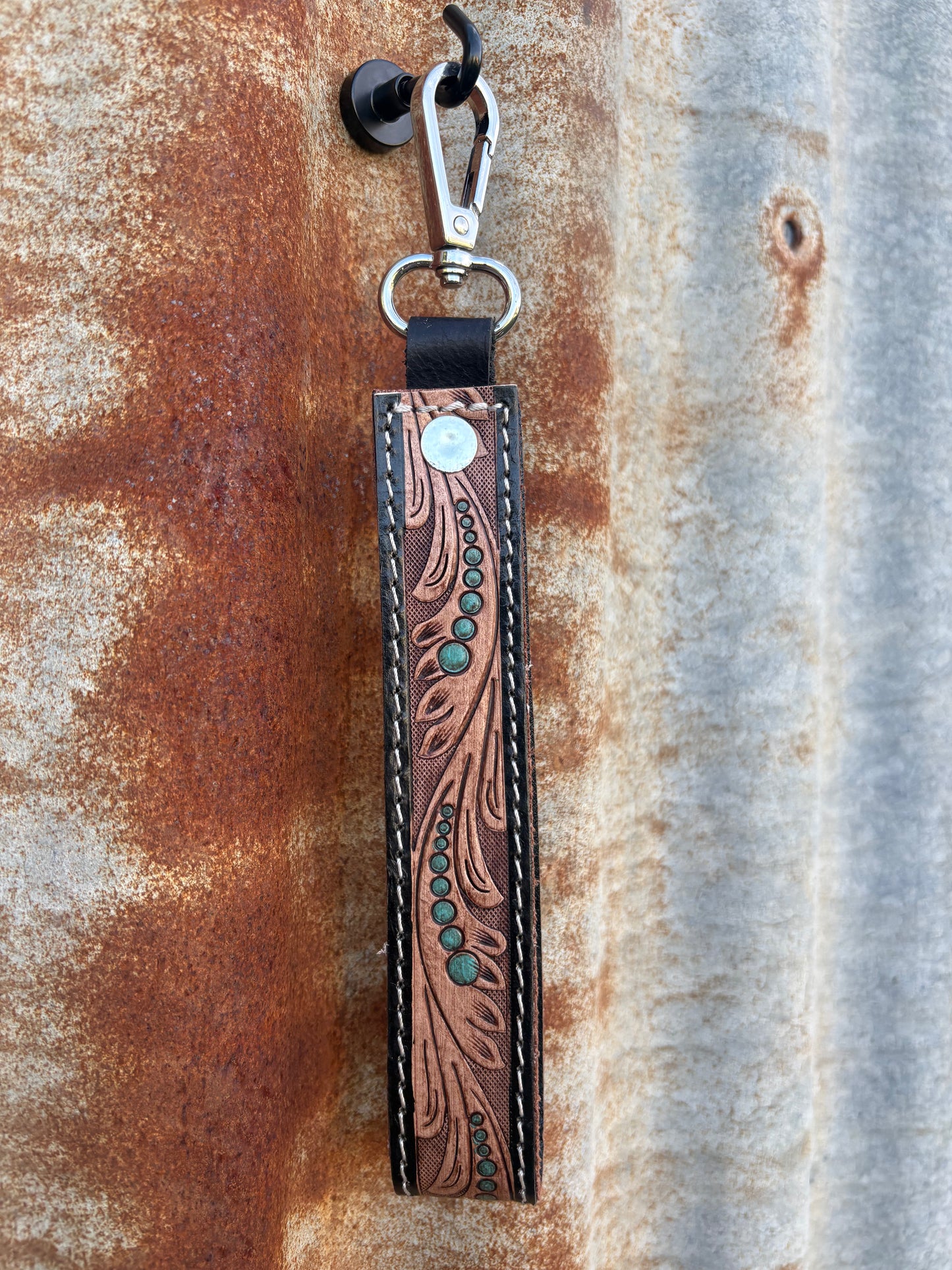 Tooled Leather Wristlets