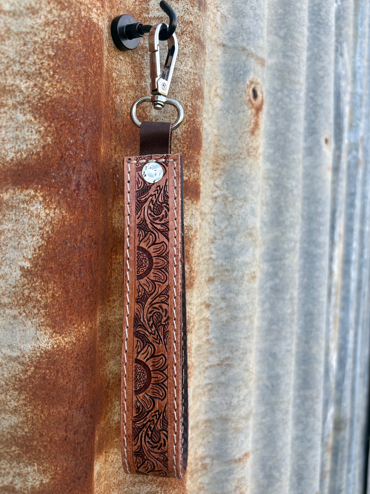 Tooled Leather Wristlets