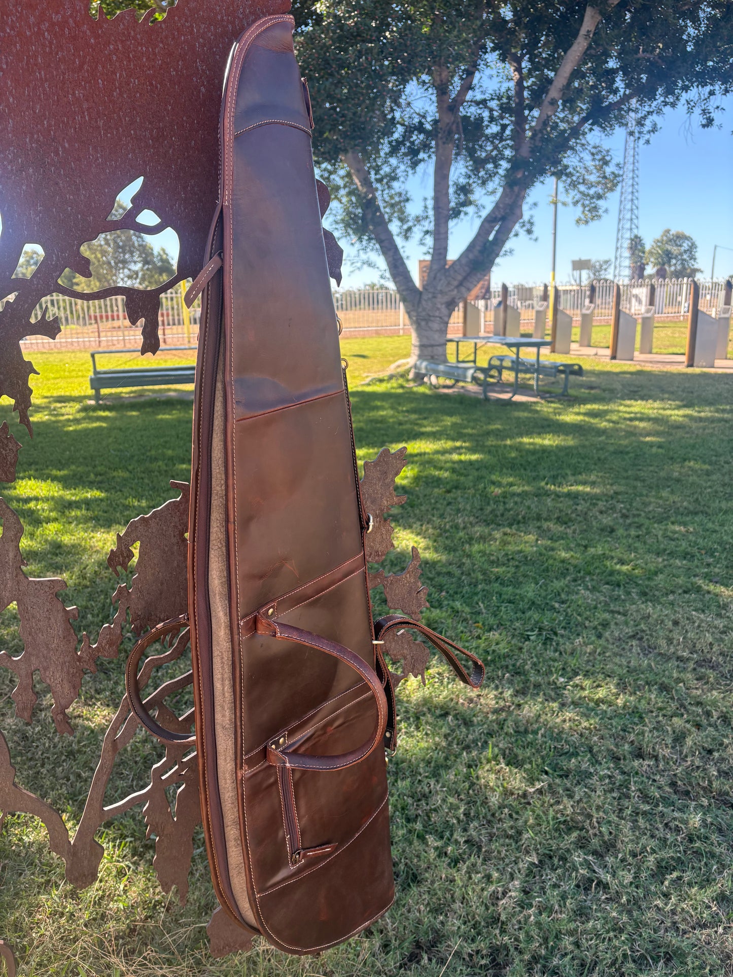 Leather Rifle Bag