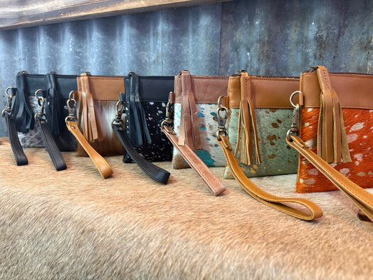 Cowhide Wrist Purse