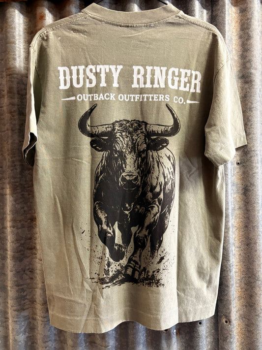 Dusty Ringer - Acid Wash Oversized Tee